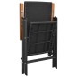 Gartenstühle 4 Stk. Poly Rattan Schwarz Gartenstühle 4 Stk. Poly Rattan Schwarz
