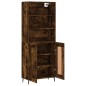 Highboard Räuchereiche 69,5x34x180 cm Holzwerkstoff Highboard Räuchereiche 69,5x34x180 cm Holzwerkstoff