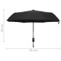 Faltbarer Regenschirm Automatisch Schwarz 95 cm Faltbarer Regenschirm Automatisch Schwarz 95 cm