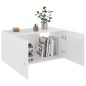 Wandschrank Hochglanz-Weiß 80x39x40 cm Holzwerkstoff Wandschrank Hochglanz-Weiß 80x39x40 cm Holzwerkstoff