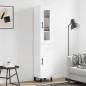 Highboard Weiß 34,5x34x180 cm Holzwerkstoff Highboard Weiß 34,5x34x180 cm Holzwerkstoff