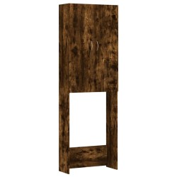 vidaXL Waschmaschinenschrank Räuchereiche 64x25,5x190 cm