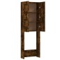 vidaXL Waschmaschinenschrank Räuchereiche 64x25,5x190 cm vidaXL Waschmaschinenschrank Räuchereiche 64x25,5x190 cm