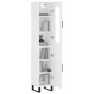 Highboard Weiß 34,5x34x180 cm Holzwerkstoff Highboard Weiß 34,5x34x180 cm Holzwerkstoff