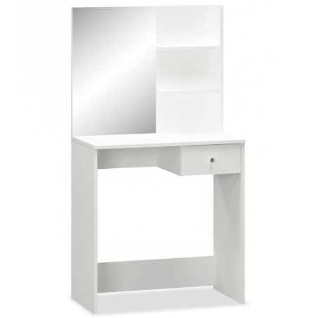 Schminktisch Holzwerkstoff 75x40x141 cm Weiß