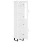 Highboard Weiß 34,5x34x180 cm Holzwerkstoff Highboard Weiß 34,5x34x180 cm Holzwerkstoff