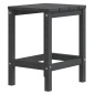 vidaXL Garten Adirondack-Tisch Anthrazit 38x38x46 cm HDPE vidaXL Garten Adirondack-Tisch Anthrazit 38x38x46 cm HDPE