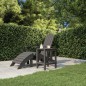 vidaXL Garten Adirondack-Tisch Anthrazit 38x38x46 cm HDPE vidaXL Garten Adirondack-Tisch Anthrazit 38x38x46 cm HDPE