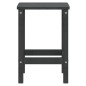 vidaXL Garten Adirondack-Tisch Anthrazit 38x38x46 cm HDPE vidaXL Garten Adirondack-Tisch Anthrazit 38x38x46 cm HDPE