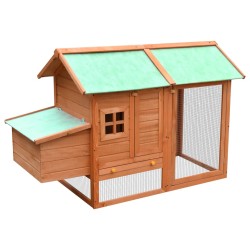 Hühnerkäfig 170x81x110 cm Kiefernholz & Tannenholz