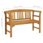Gartenbank 114 cm Massivholz Akazie Gartenbank 114 cm Massivholz Akazie