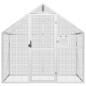 Voliere Silbern 179x100x185 cm Aluminium Voliere Silbern 179x100x185 cm Aluminium