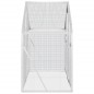 Voliere Silbern 179x100x185 cm Aluminium Voliere Silbern 179x100x185 cm Aluminium