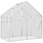 Voliere Silbern 179x100x185 cm Aluminium Voliere Silbern 179x100x185 cm Aluminium
