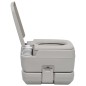 Tragbare Campingtoilette Grau 10 + 10 L Tragbare Campingtoilette Grau 10 + 10 L