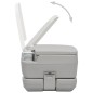 Tragbare Campingtoilette Grau 10 + 10 L Tragbare Campingtoilette Grau 10 + 10 L