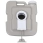 Tragbare Campingtoilette Grau 10 + 10 L Tragbare Campingtoilette Grau 10 + 10 L