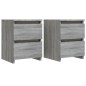 vidaXL Nachttische 2 Stk. Grau Sonoma 30×30×40 cm Holzwerkstoff vidaXL Nachttische 2 Stk. Grau Sonoma 30×30×40 cm Holzwerkstoff