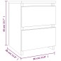vidaXL Nachttische 2 Stk. Grau Sonoma 30×30×40 cm Holzwerkstoff vidaXL Nachttische 2 Stk. Grau Sonoma 30×30×40 cm Holzwerkstoff