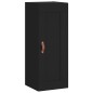 Highboard Schwarz 34,5x34x180 cm Holzwerkstoff Highboard Schwarz 34,5x34x180 cm Holzwerkstoff