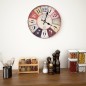 Wanduhr Vintage Bunt 30 cm Wanduhr Vintage Bunt 30 cm
