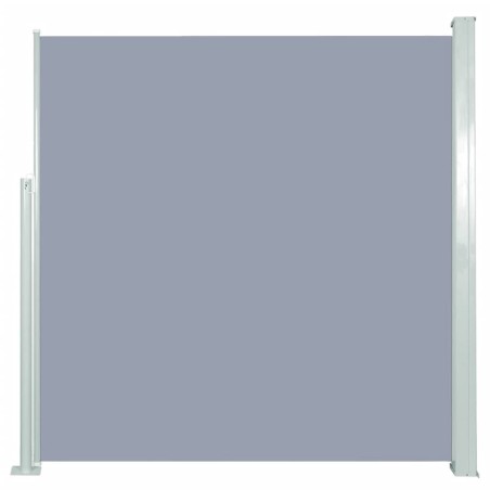 Seitenmarkise Ausziehbar 140x300 cm Grau