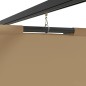 vidaXL Pavillon mit Vorhängen 3x3 m Taupe Stahl vidaXL Pavillon mit Vorhängen 3x3 m Taupe Stahl