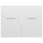vidaXL Waschbeckenunterschrank Hochglanz-Weiß 60x38,5x46cm vidaXL Waschbeckenunterschrank Hochglanz-Weiß 60x38,5x46cm