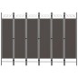 6-tlg. Raumteiler Anthrazit 240 x 180 cm 6-tlg. Raumteiler Anthrazit 240 x 180 cm