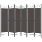 6-tlg. Raumteiler Anthrazit 240 x 180 cm 6-tlg. Raumteiler Anthrazit 240 x 180 cm