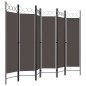6-tlg. Raumteiler Anthrazit 240 x 180 cm 6-tlg. Raumteiler Anthrazit 240 x 180 cm
