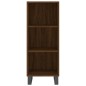 Highboard Braun Eichen-Optik 34,5x34x180 cm Holzwerkstoff Highboard Braun Eichen-Optik 34,5x34x180 cm Holzwerkstoff
