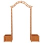vidaXL Garten-Pergola mit Blumenkasten Massivholz Tanne vidaXL Garten-Pergola mit Blumenkasten Massivholz Tanne