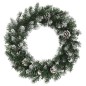 Weihnachtskranz mit LED-Leuchten Grün 45 cm PVC Weihnachtskranz mit LED-Leuchten Grün 45 cm PVC