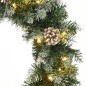 Weihnachtskranz mit LED-Leuchten Grün 45 cm PVC Weihnachtskranz mit LED-Leuchten Grün 45 cm PVC