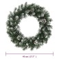 Weihnachtskranz mit LED-Leuchten Grün 45 cm PVC Weihnachtskranz mit LED-Leuchten Grün 45 cm PVC