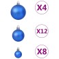 100-tlg. Weihnachtskugel-Set Blau 100-tlg. Weihnachtskugel-Set Blau