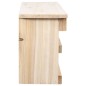vidaXL Spatzenhaus 5-fach 68x15x21 cm Tannenholz vidaXL Spatzenhaus 5-fach 68x15x21 cm Tannenholz