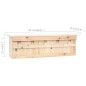 vidaXL Spatzenhaus 5-fach 68x15x21 cm Tannenholz vidaXL Spatzenhaus 5-fach 68x15x21 cm Tannenholz