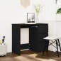 vidaXL Schreibtisch Schwarz 90x45x76 cm Holzwerkstoff vidaXL Schreibtisch Schwarz 90x45x76 cm Holzwerkstoff