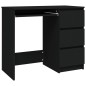 vidaXL Schreibtisch Schwarz 90x45x76 cm Holzwerkstoff vidaXL Schreibtisch Schwarz 90x45x76 cm Holzwerkstoff