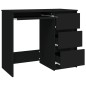 vidaXL Schreibtisch Schwarz 90x45x76 cm Holzwerkstoff vidaXL Schreibtisch Schwarz 90x45x76 cm Holzwerkstoff