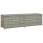 Gartenbox Poly Rattan 200x50x60 cm Grau Gartenbox Poly Rattan 200x50x60 cm Grau
