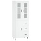 vidaXL Highboard Weiß 69,5x34x180 cm Holzwerkstoff vidaXL Highboard Weiß 69,5x34x180 cm Holzwerkstoff