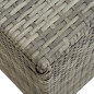 Gartenbox Poly Rattan 200x50x60 cm Grau Gartenbox Poly Rattan 200x50x60 cm Grau