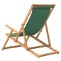 Strandstuhl Klappbar Massivholz Teak Grün Strandstuhl Klappbar Massivholz Teak Grün