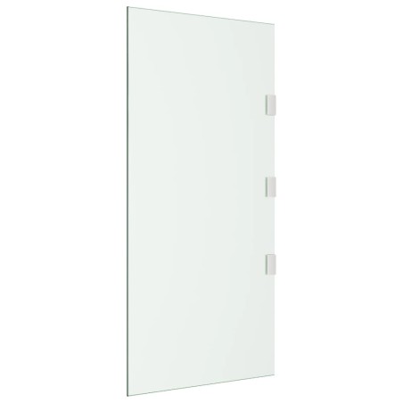 Seitenwand für Vordach Transparent 50x100 cm Hartglas