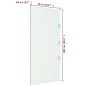 Seitenwand für Vordach Transparent 50x100 cm Hartglas Seitenwand für Vordach Transparent 50x100 cm Hartglas