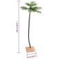 Künstliche Palme mit 96 LEDs Warmweiß 180 cm Künstliche Palme mit 96 LEDs Warmweiß 180 cm