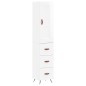 vidaXL Highboard Hochglanz-Weiß 34,5x34x180 cm Holzwerkstoff vidaXL Highboard Hochglanz-Weiß 34,5x34x180 cm Holzwerkstoff